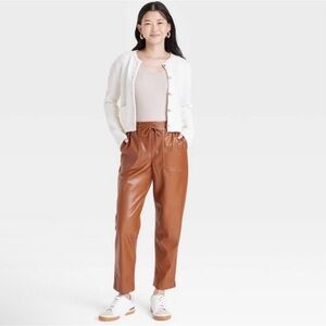 🚨 Flash Sale 🚨 Target brown faux leather Pants